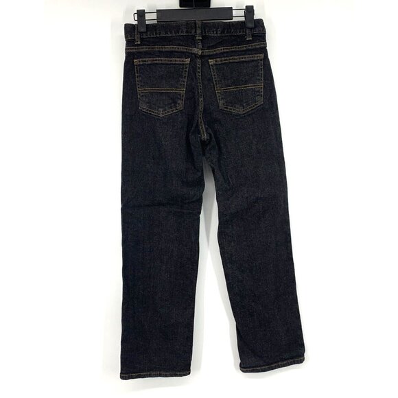 Wonder Nation Jeans Black Relaxed Fit Straight Leg Adjustable - Picture 6 of 9